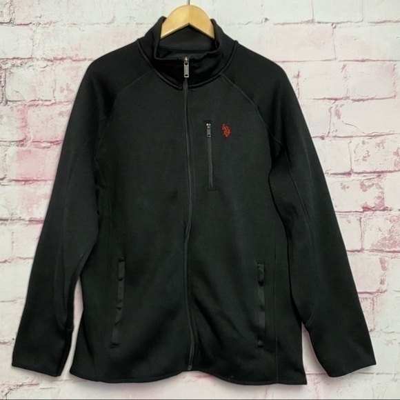 ASSN Black Zip Up Sweater Sweaters